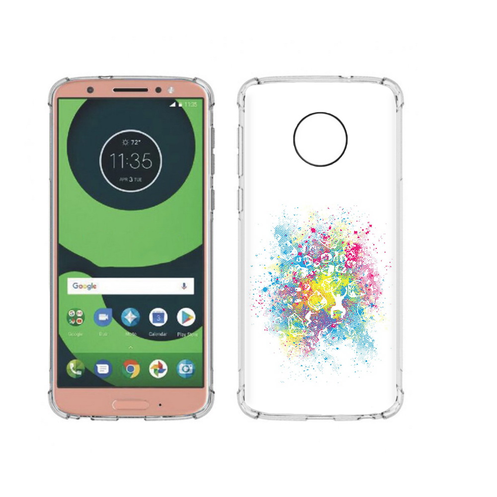 

Чехол MyPads Tocco для Motorola Moto G6 акварель абстракция (PT99805.376.214), Прозрачный, Tocco