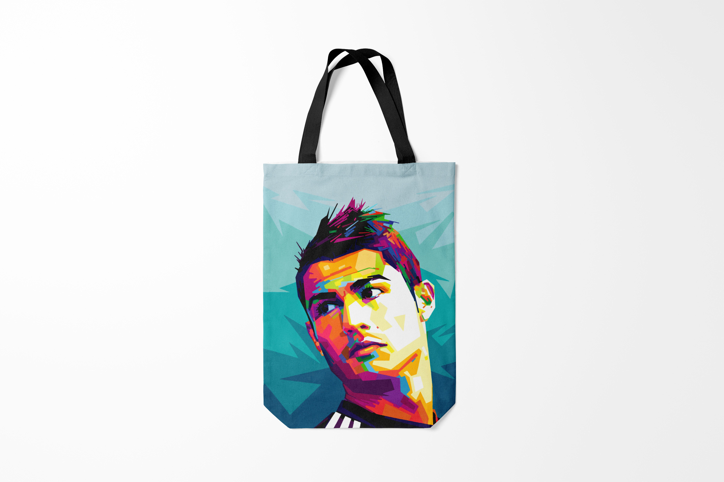 

Сумка шoппер унисекс Burnettie Real Madrid Cristiano Ronaldo, зеленый, Real Madrid Cristiano Ronaldo