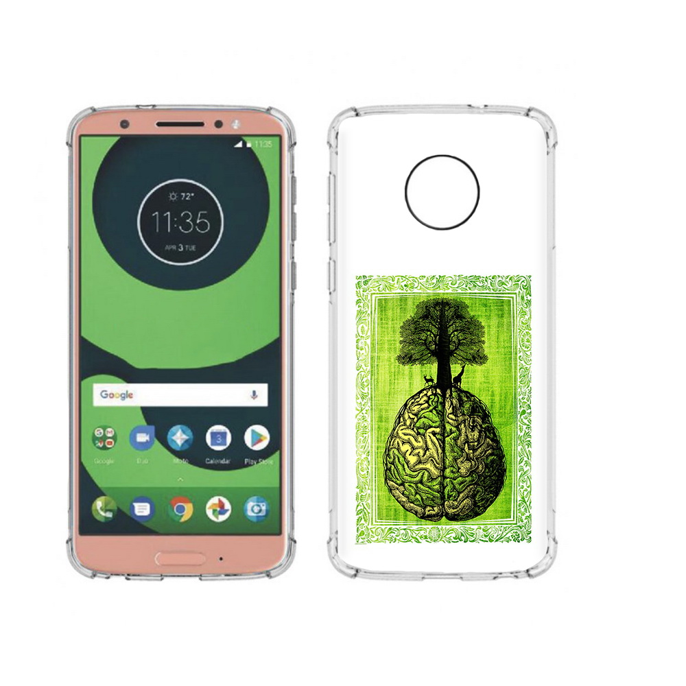 

Чехол MyPads Tocco для Motorola Moto G6 абстракция здоровый мозг (PT99805.376.211), Прозрачный, Tocco