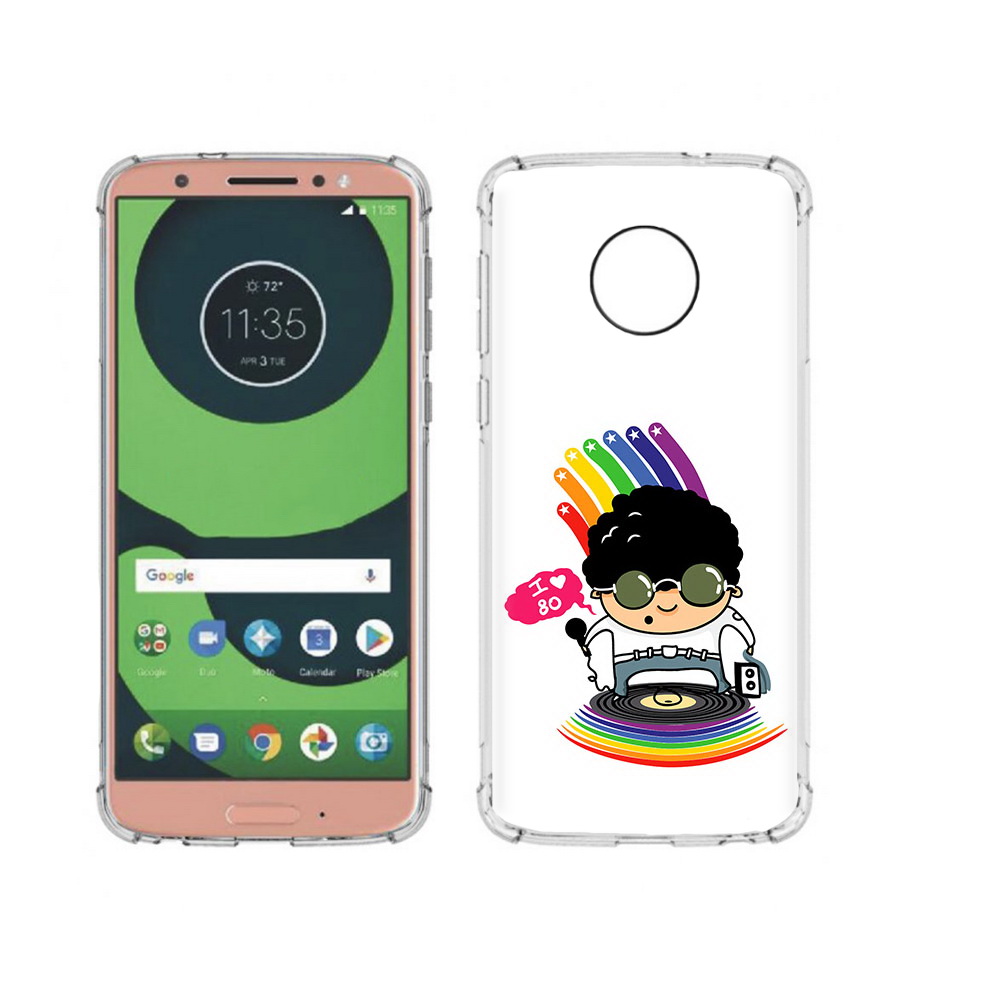 

Чехол MyPads Tocco для Motorola Moto G6 Я люблю 80-е (PT99805.376.205), Прозрачный, Tocco