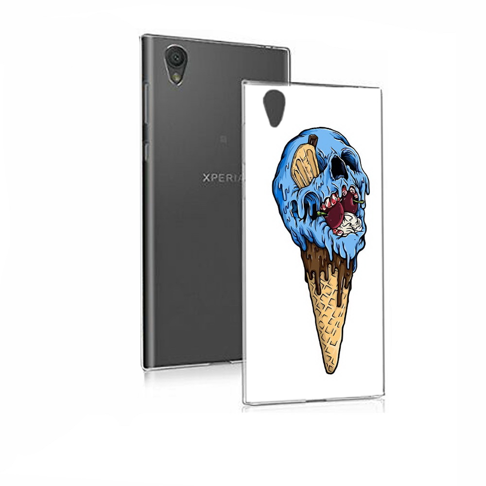 

Чехол MyPads Tocco для Sony Xperia E5 мороженное череп (PT50363.248.484), Прозрачный, Tocco