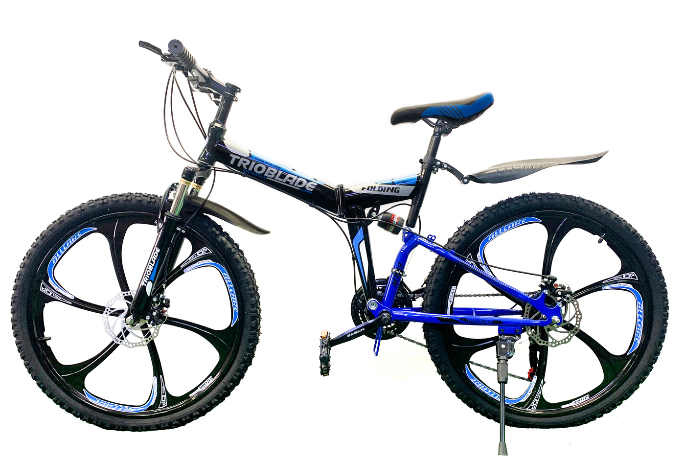 фото Велосипед trioblade tld3053br 2021 17" black/blue