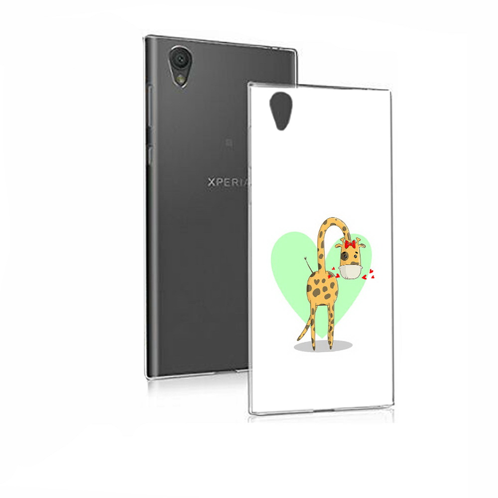 

Чехол MyPads Tocco для Sony Xperia E5 Влюбленный жираф 14 февраля (PT50363.248.47), Прозрачный, Tocco