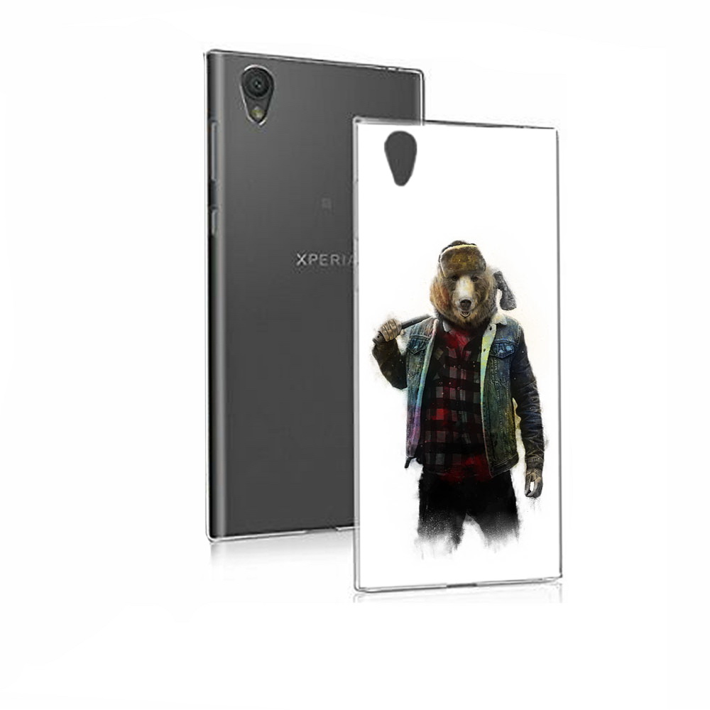 

Чехол MyPads Tocco для Sony Xperia E5 медведь с топором (PT50363.248.469), Прозрачный, Tocco