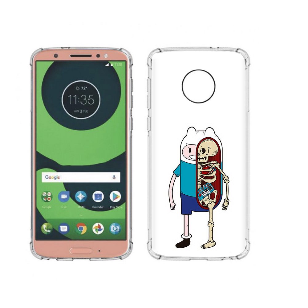 

Чехол MyPads Tocco для Motorola Moto G6 Финн скелет (PT99805.376.187), Прозрачный, Tocco