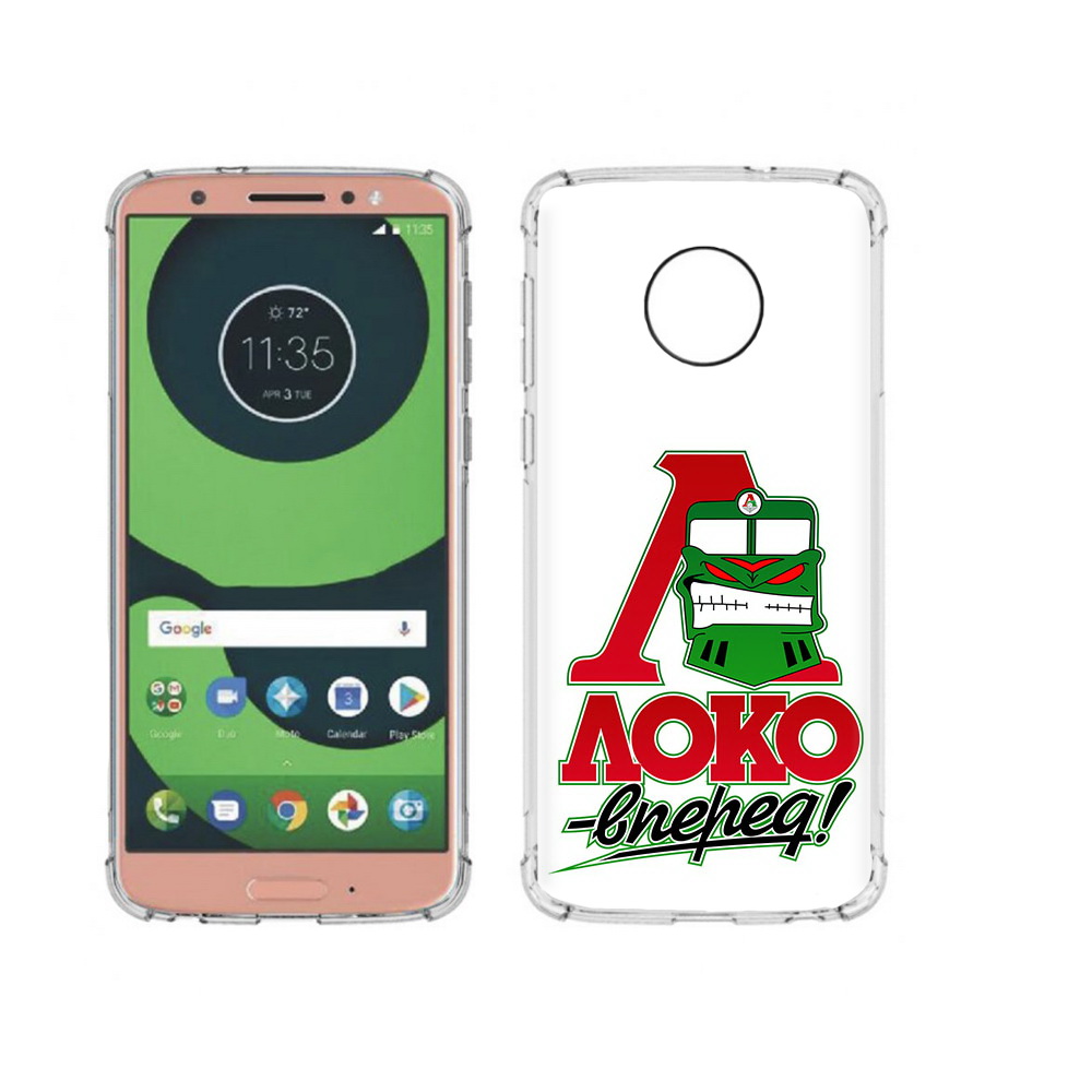 Чехол MyPads Tocco для Motorola Moto G6 ФК локо вперед (PT99805.376.181)
