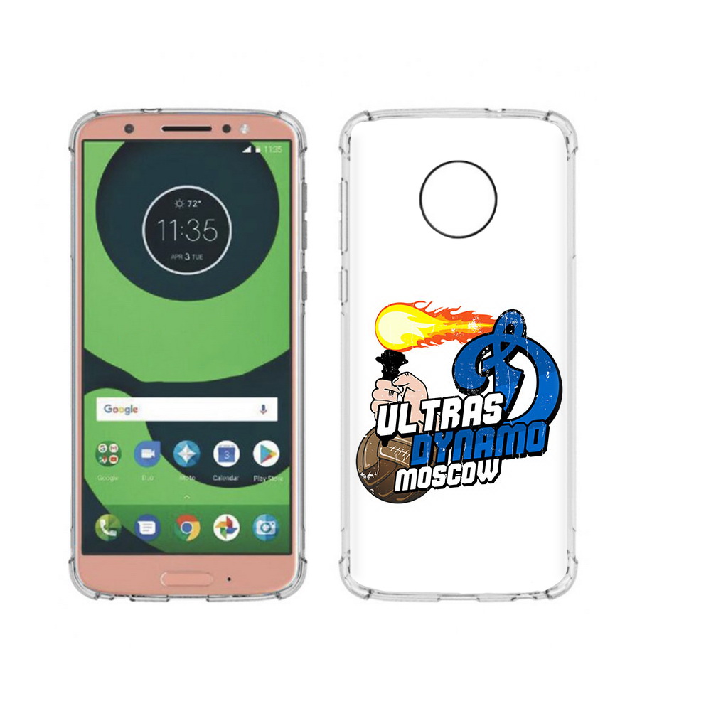 

Чехол MyPads Tocco для Motorola Moto G6 ФК Динамо (PT99805.376.177), Прозрачный, Tocco