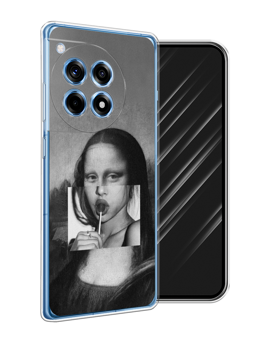 

Чехол Awog на OnePlus Ace 3 "Mona Lisa sucking lollipop", Серый, 154550-1