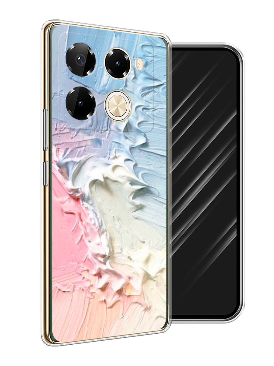 

Чехол Awog на Infinix Note 40 Pro 5G/Note 40 Pro Plus "Фруктовое мороженное", Голубой;розовый;желтый, 3106050-1