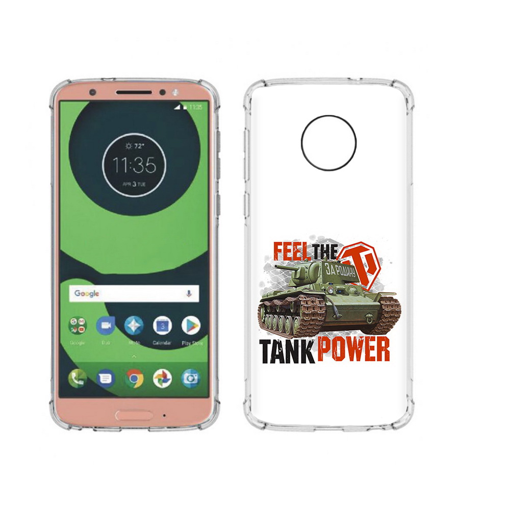 

Чехол MyPads Tocco для Motorola Moto G6 Танк (PT99805.376.169), Прозрачный, Tocco