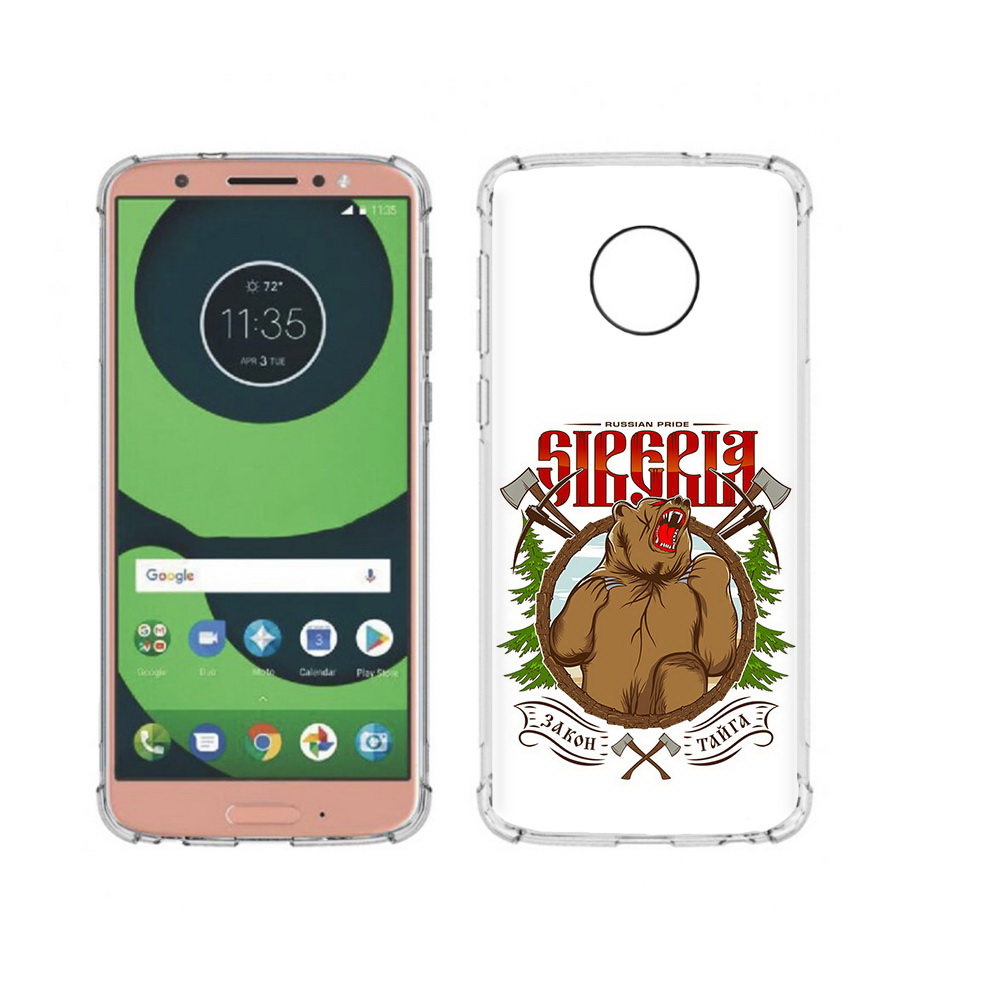 

Чехол MyPads Tocco для Motorola Moto G6 Тайга (PT99805.376.168), Прозрачный, Tocco