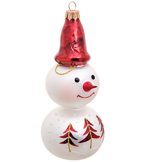 

Елочная игрушка Элита Снеговик 801414 1 шт. разноцветный, Снеговик