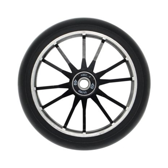 DIW19007 колесо с подшип. для сам. District 120x30 Wide Wheel Twin Core Black/Black