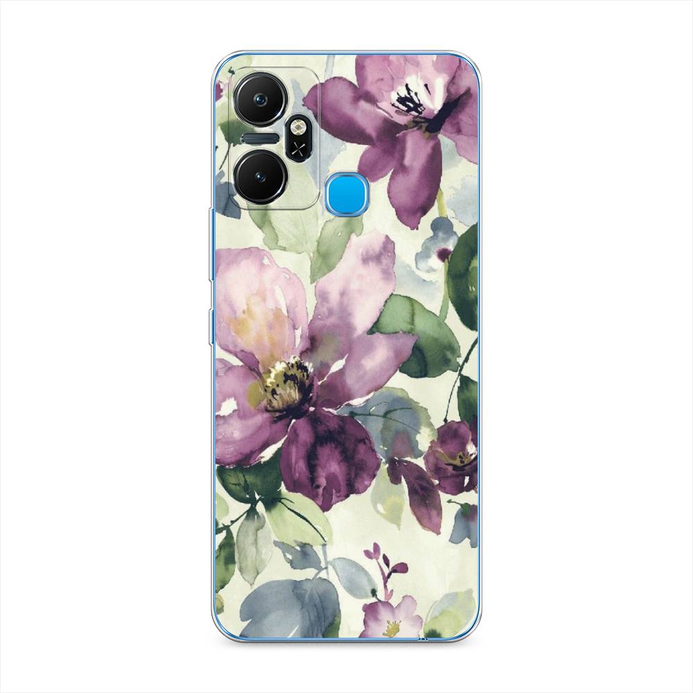 

Чехол Awog "Сиреневые цветы-акварель" на Infinix Smart 6 Plus / Инфиникс Смарт 6 Плюс, Фиолетовый, 3102350-10