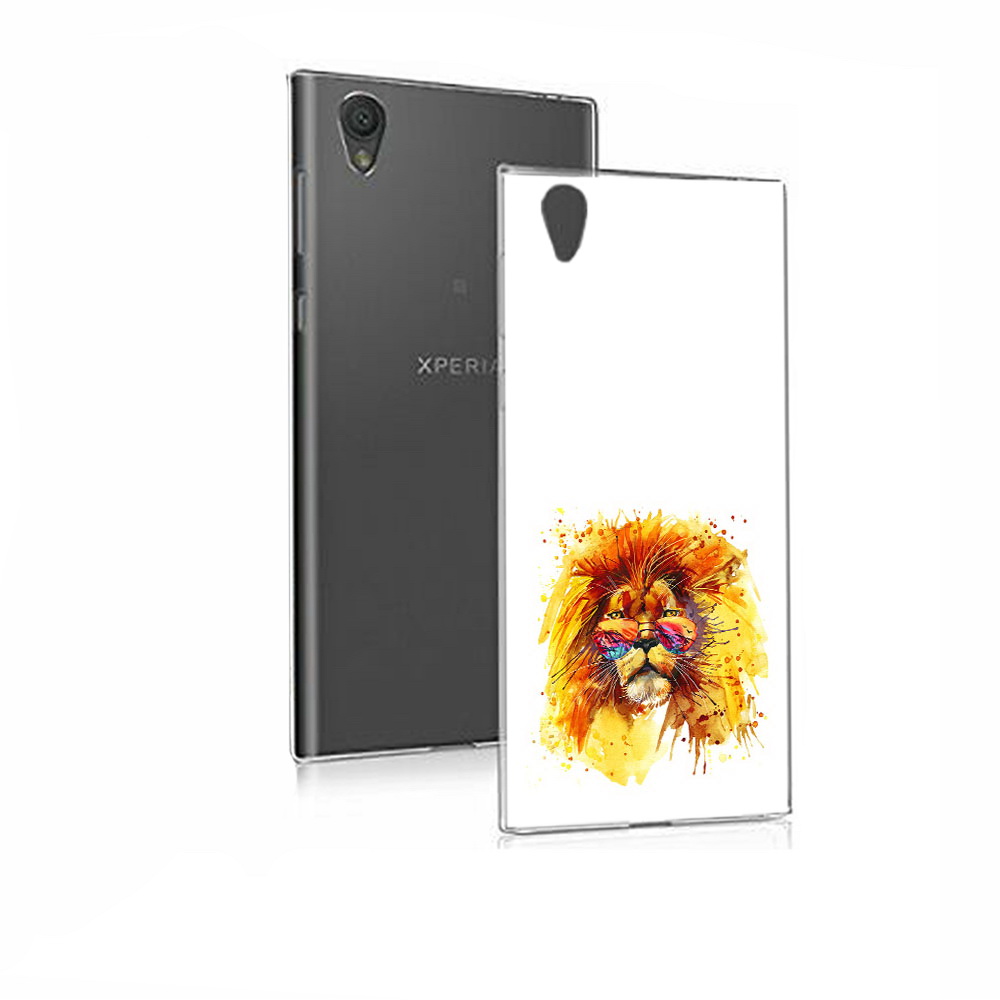 

Чехол MyPads Tocco для Sony Xperia E5 лев в очках (PT50363.248.436), Прозрачный, Tocco