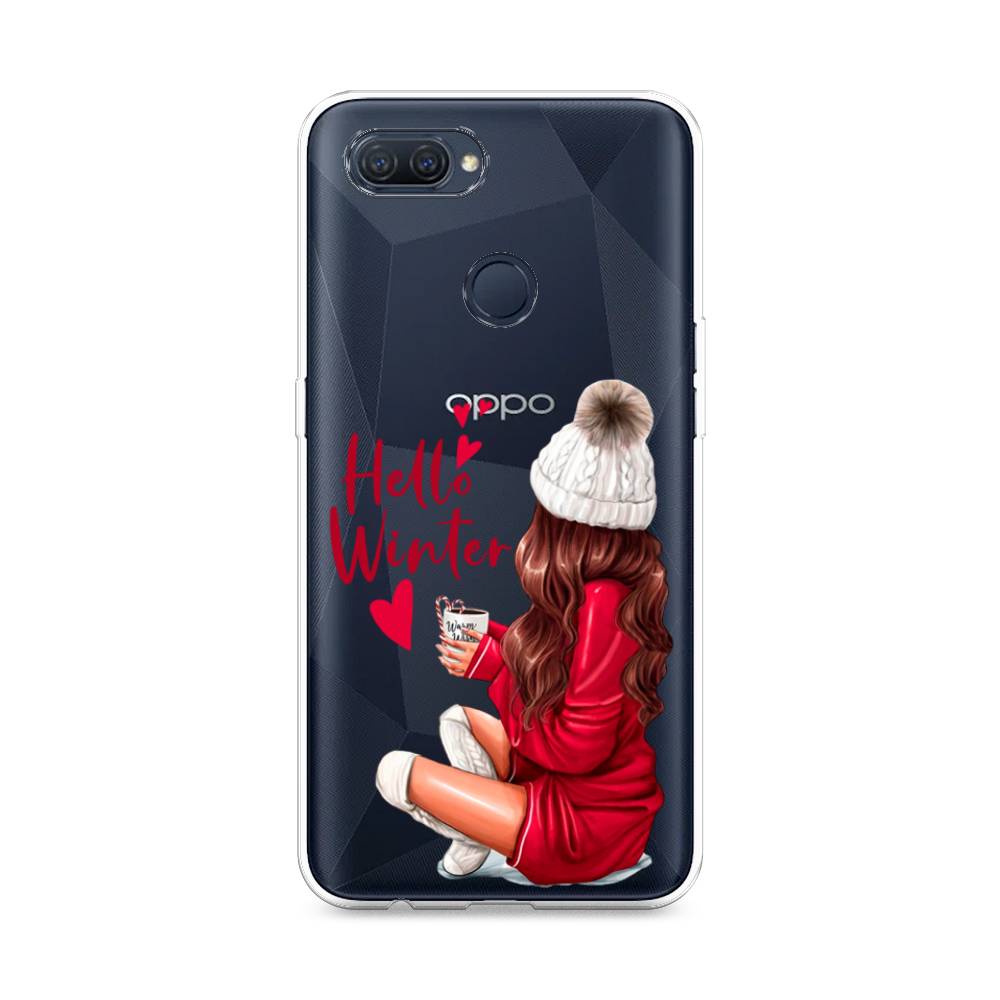 

Чехол для Oppo A12 "Hello winter", Красный;белый;коричневый, 253450-5