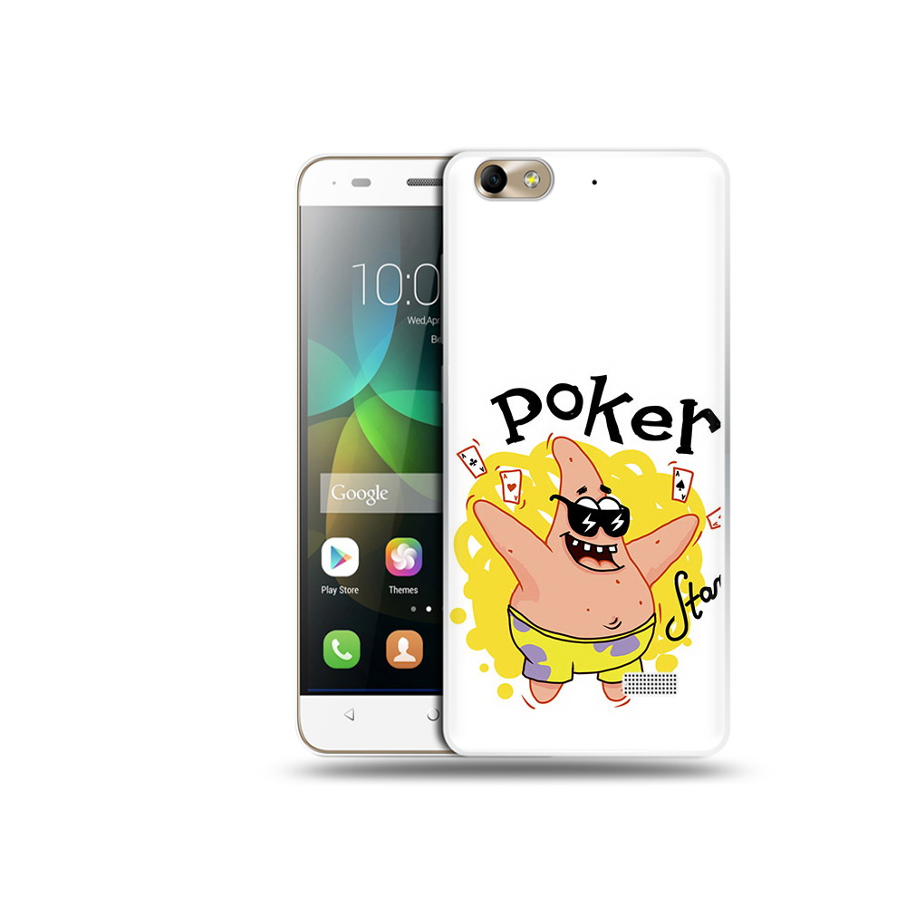 

Чехол MyPads Tocco для Honor 4C Патрик (PT10946.43.133), Прозрачный, Tocco