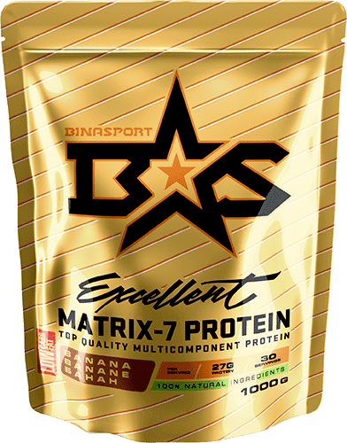 фото Протеин binasport matrix-7 protein, 1000 г, gingerbread