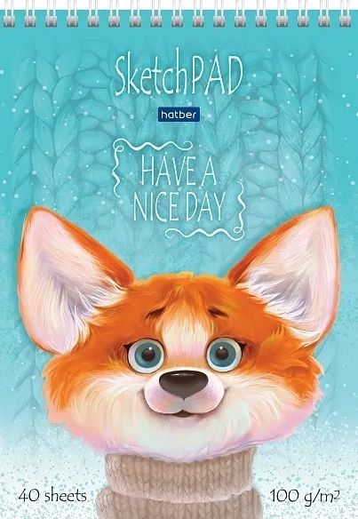

Скетчбук Hatber "Забавный корги" А5 40 л., Забавный корги