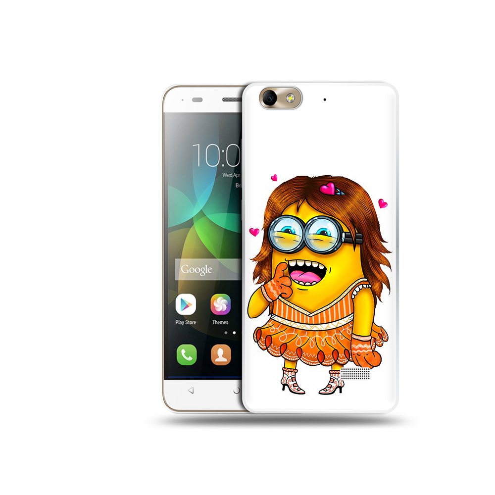 

Чехол MyPads Tocco для Honor 4C Миньон девочка (PT10946.43.116), Прозрачный, Tocco