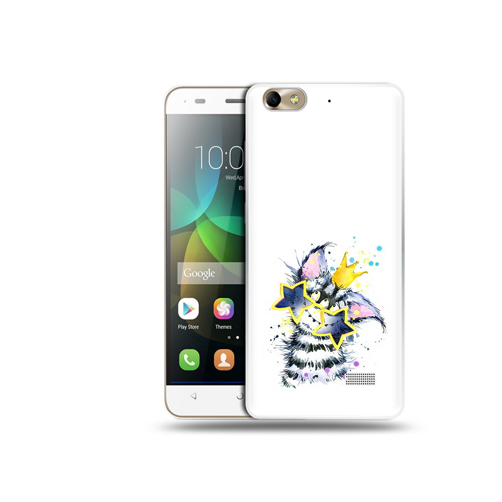 

Чехол MyPads Tocco для Honor 4C Мартовский Нуся (PT10946.43.114), Прозрачный, Tocco