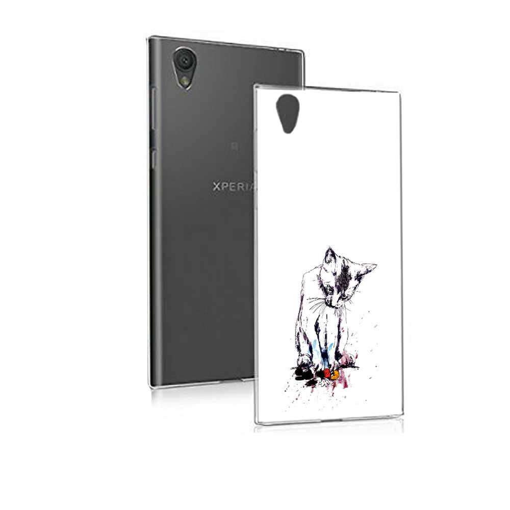 

Чехол MyPads Tocco для Sony Xperia E5 кот и микки (PT50363.248.399), Прозрачный, Tocco