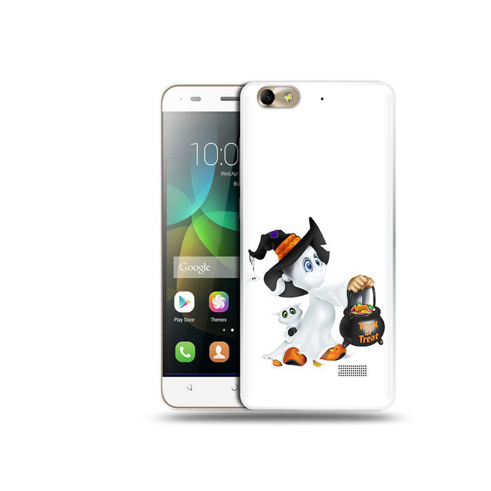 

Чехол MyPads Tocco для Honor 4C Маленький призрак (PT10946.43.113), Прозрачный, Tocco