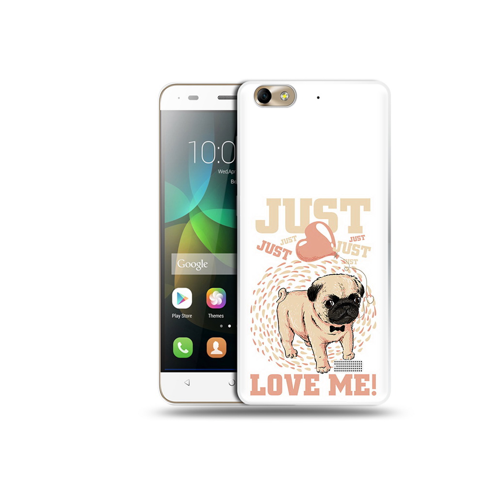 

Чехол MyPads Tocco для Honor 4C Люби меня (PT10946.43.109), Прозрачный, Tocco