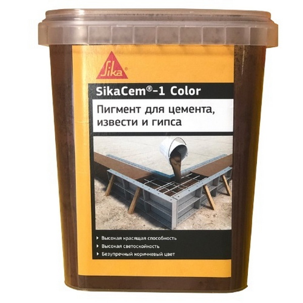 Краситель SIKA SikaCem-1 Color коричневый 1 кг