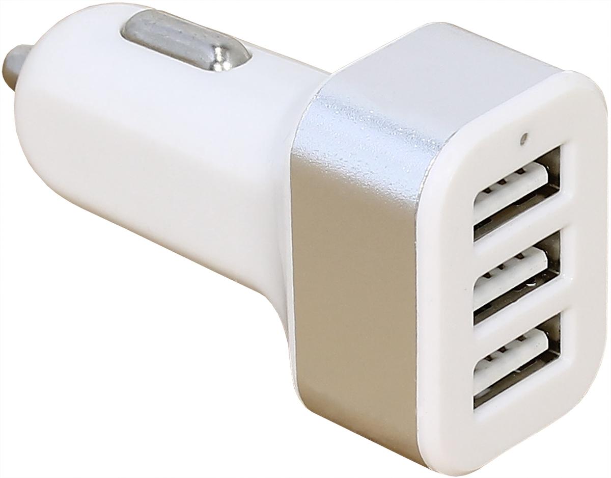 

Автомобильное зарядное устройство 3хUSB (2.1А, 2.0А, 1.0А) AT AT08595