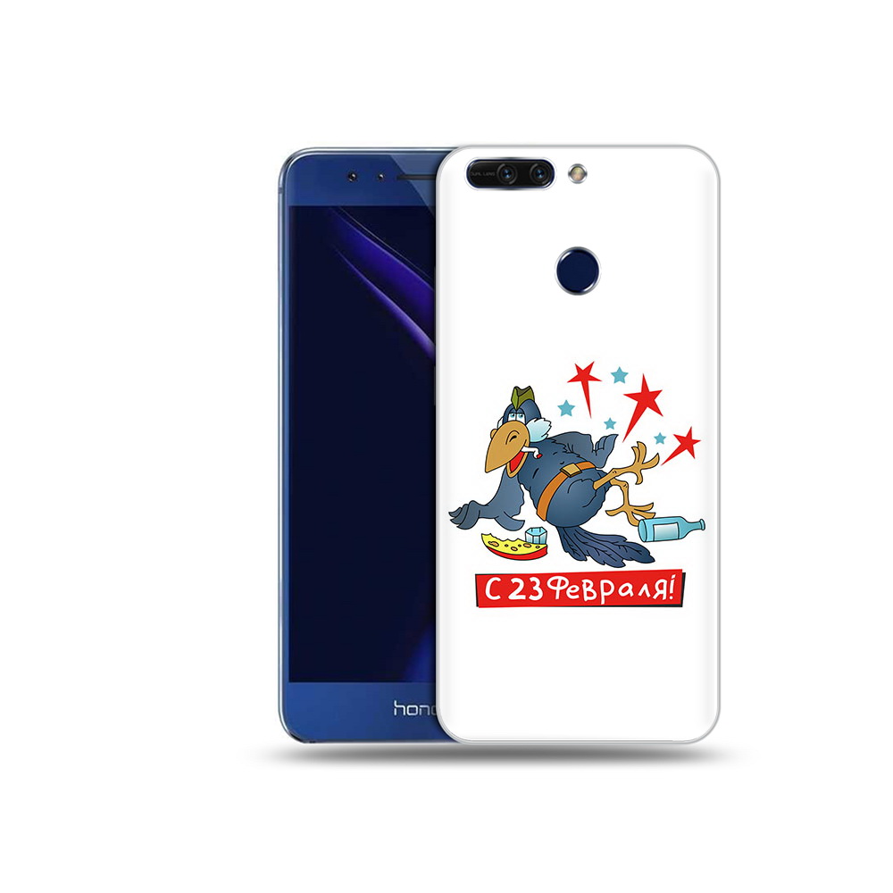

Чехол MyPads Tocco для Honor 8 Pro 23 февраля веселая птица (PT66177.42.9), Tocco