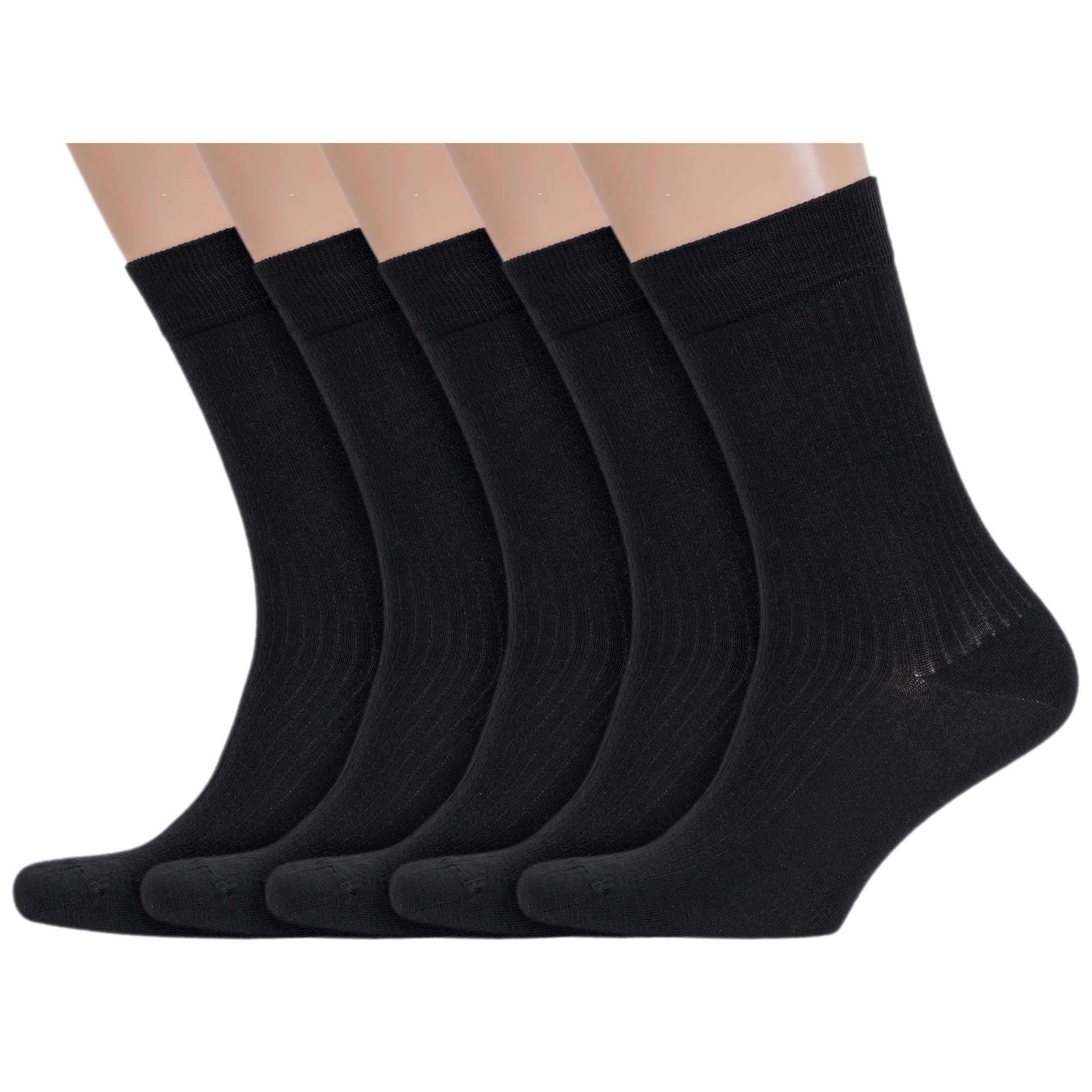 

Комплект носков мужских Rusocks 5-М3-13718 черных 25, Черный, 5-М3-13718