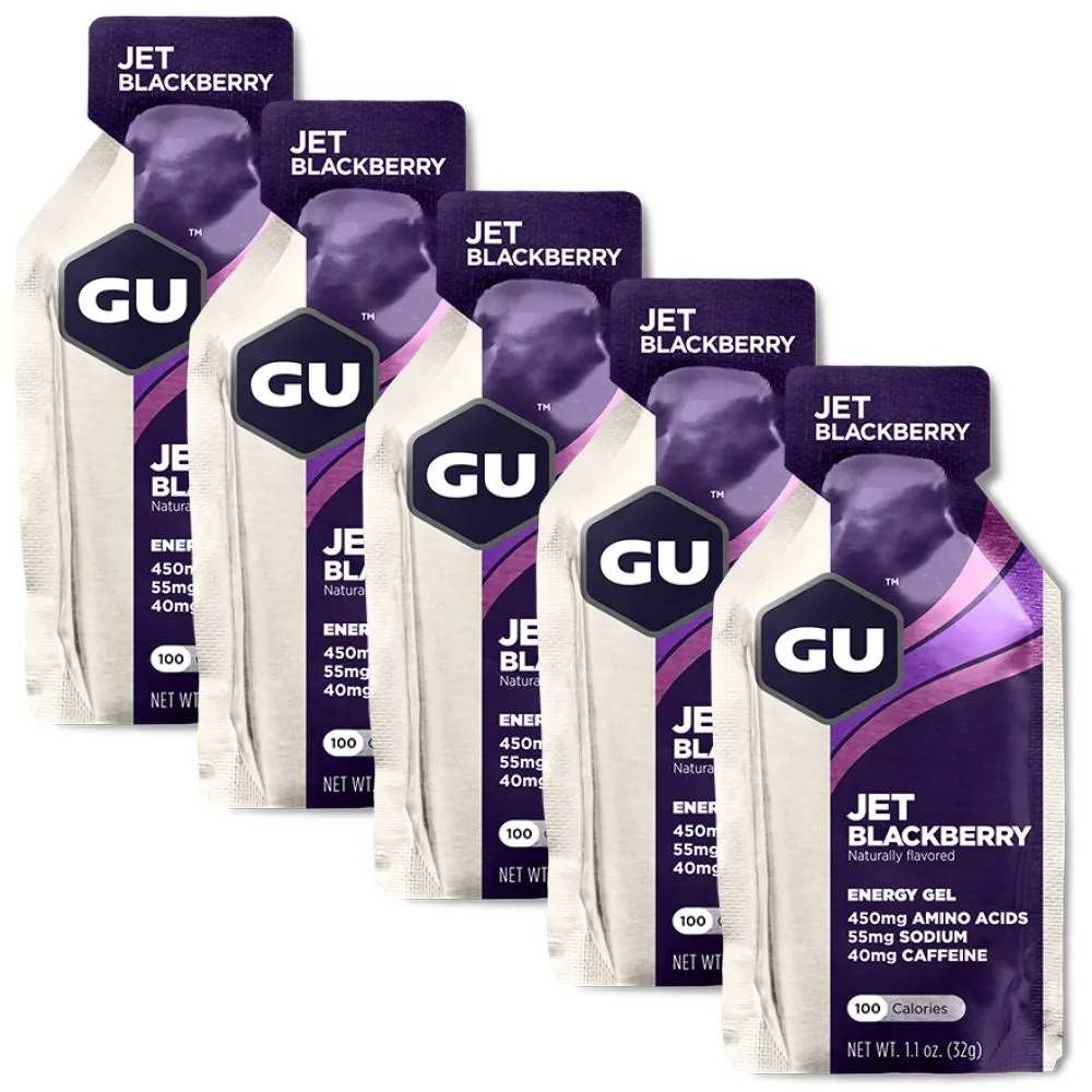 

Энергетический гель GU Energy с BCAA, Ежевика джет, 5 порций, Energy Gel