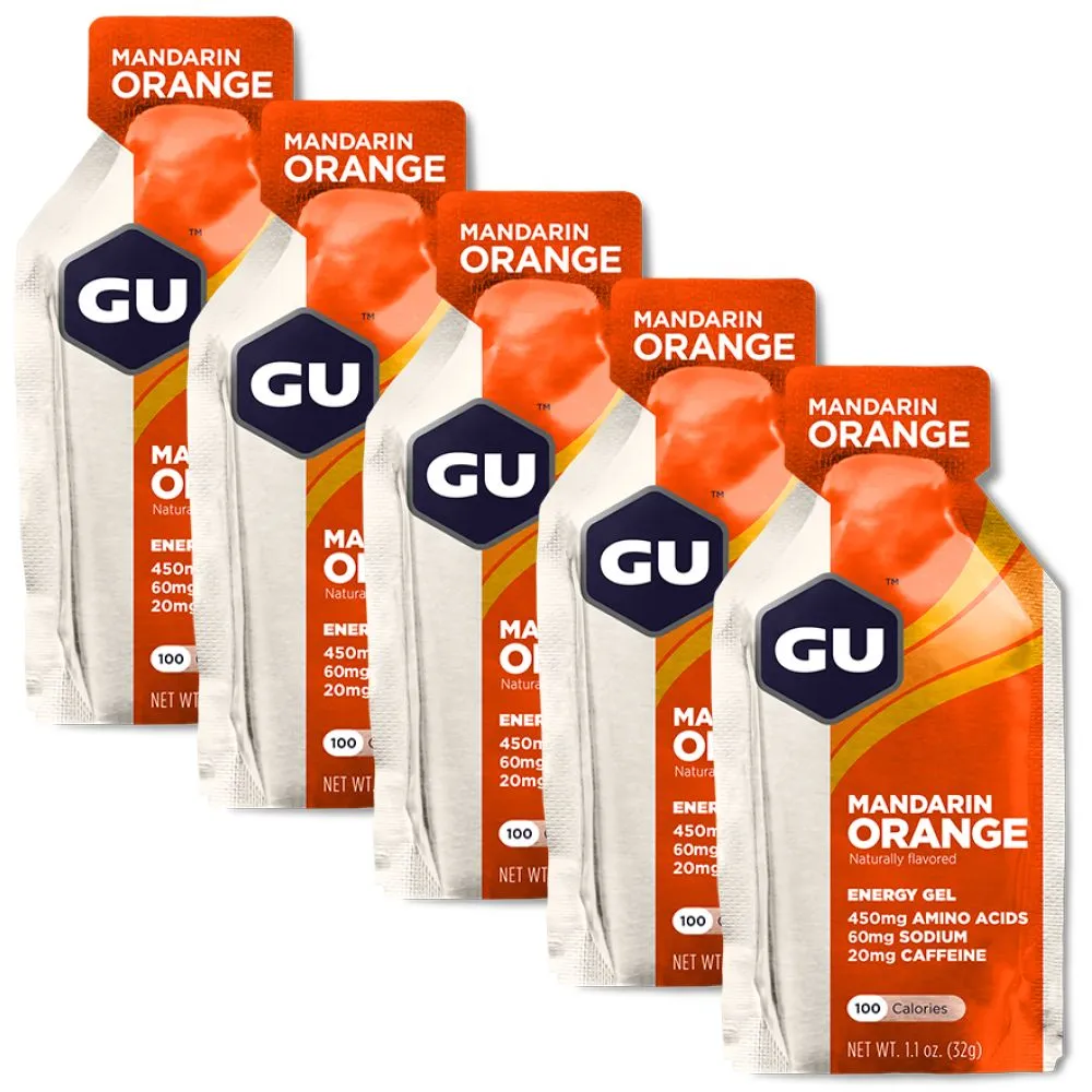 

Энергетический гель GU Energy с BCAA , Апельсин-Мандарин, 5 порций, Energy Gel