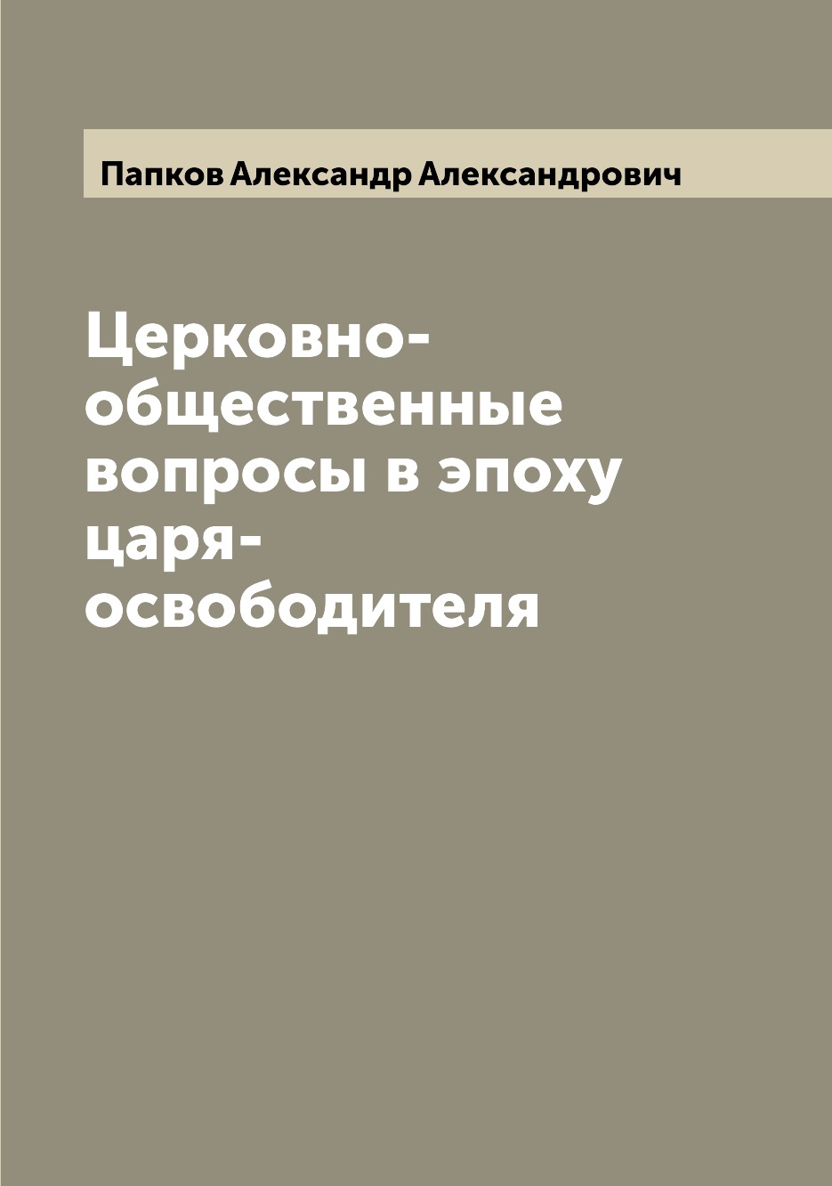 

Книга Церковно-общественные вопросы в эпоху царя-освободителя