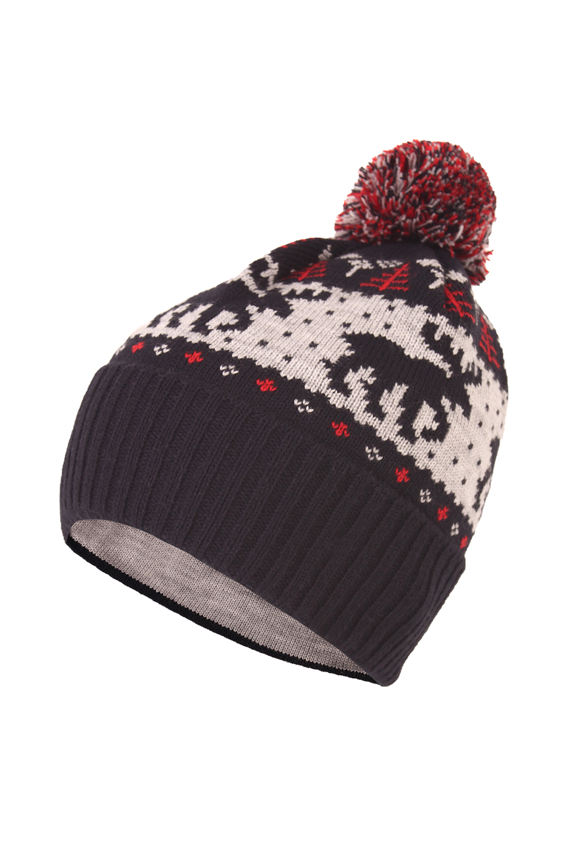 фото Шапка бини мужская baon b841868 deep navy, р.58