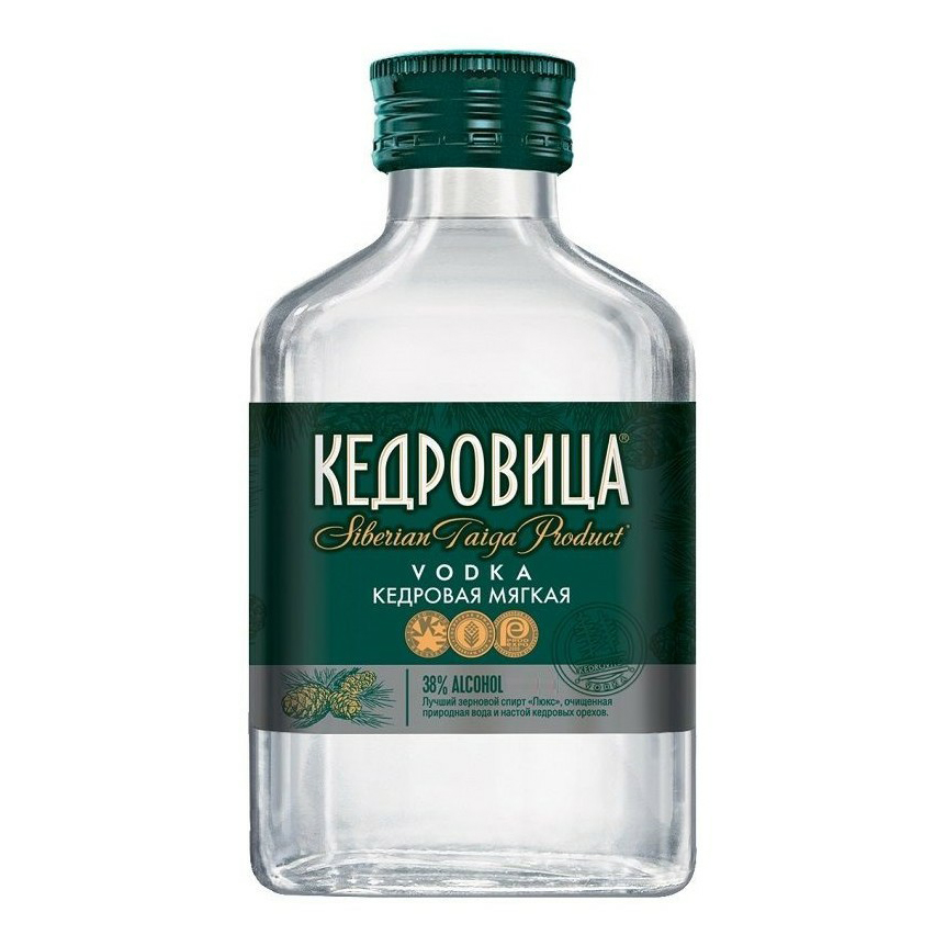 

Водка Кедровица Кедровая Мягкая 38% 0,25 л