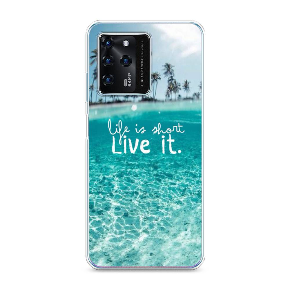 

Чехол Awog на ZTE Blade V30 / ЗТЕ Блэйд V30 "Live it", Разноцветный, 135350-7