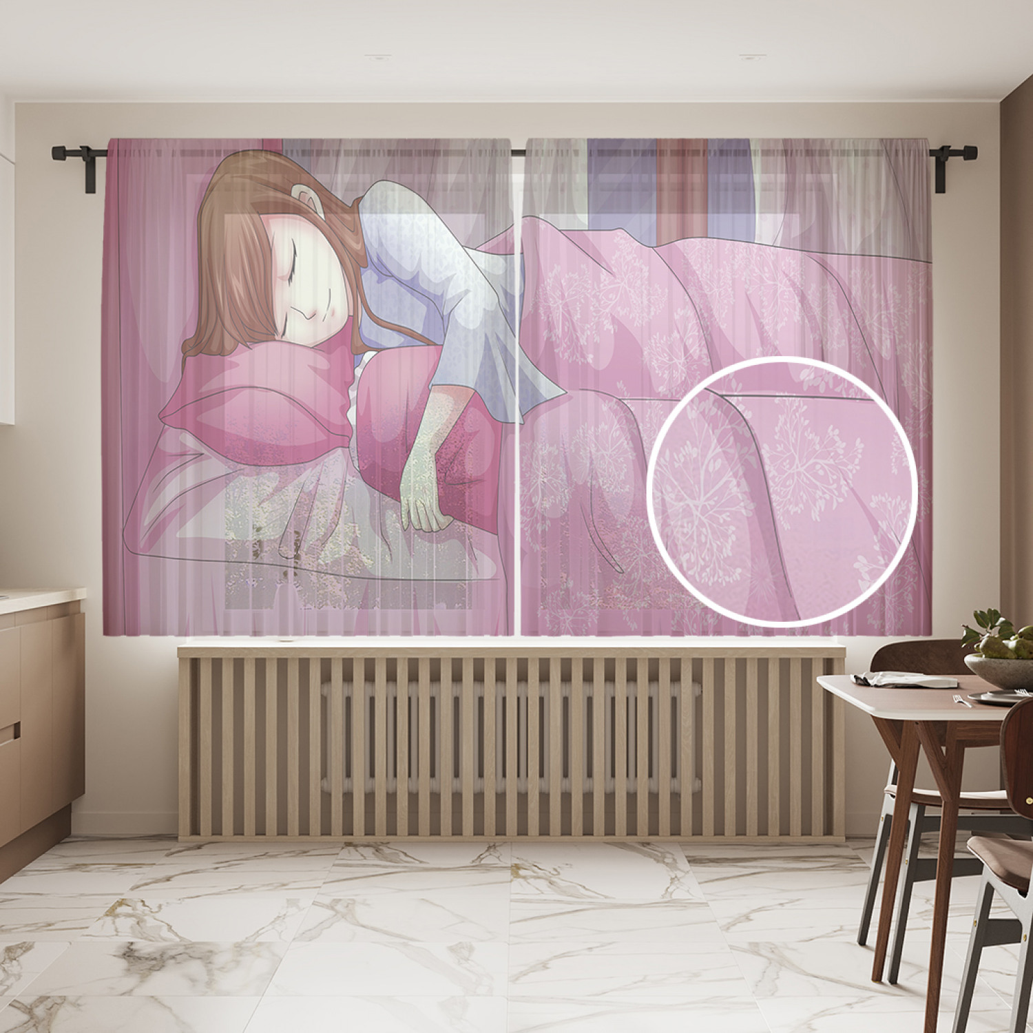 

Шторы и тюль tul_23810_145x180 Долгожданный сон JoyArty, Долгожданный сон