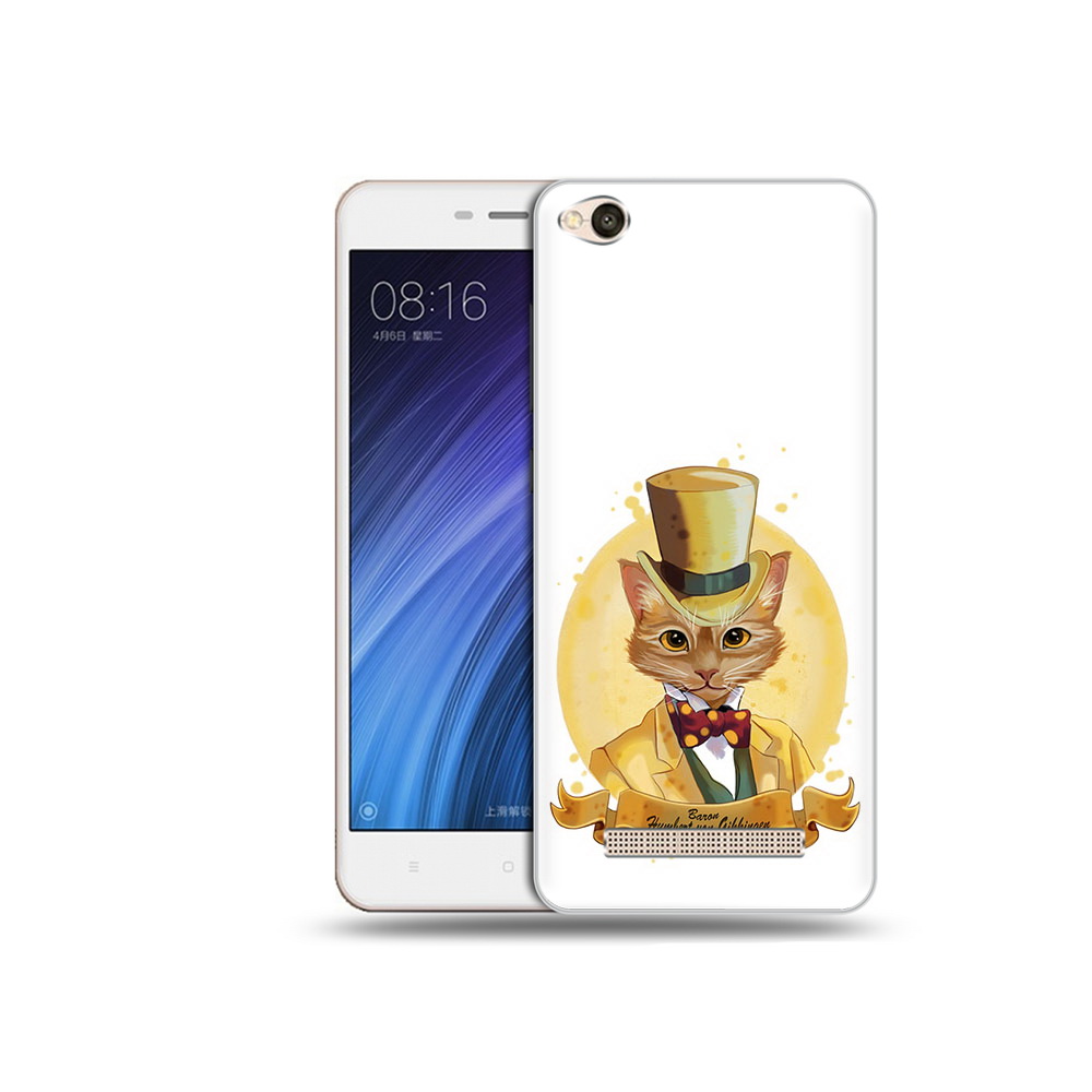 

Чехол MyPads Tocco для Xiaomi Redmi 4A кот юрист (PT46130.318.401), Прозрачный, Tocco