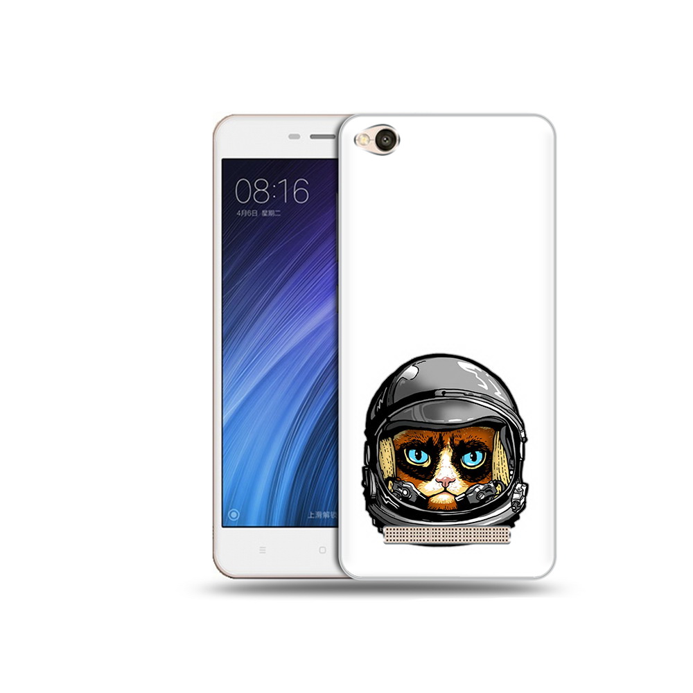 

Чехол MyPads Tocco для Xiaomi Redmi 4A кот космонавт (PT46130.318.400), Прозрачный, Tocco