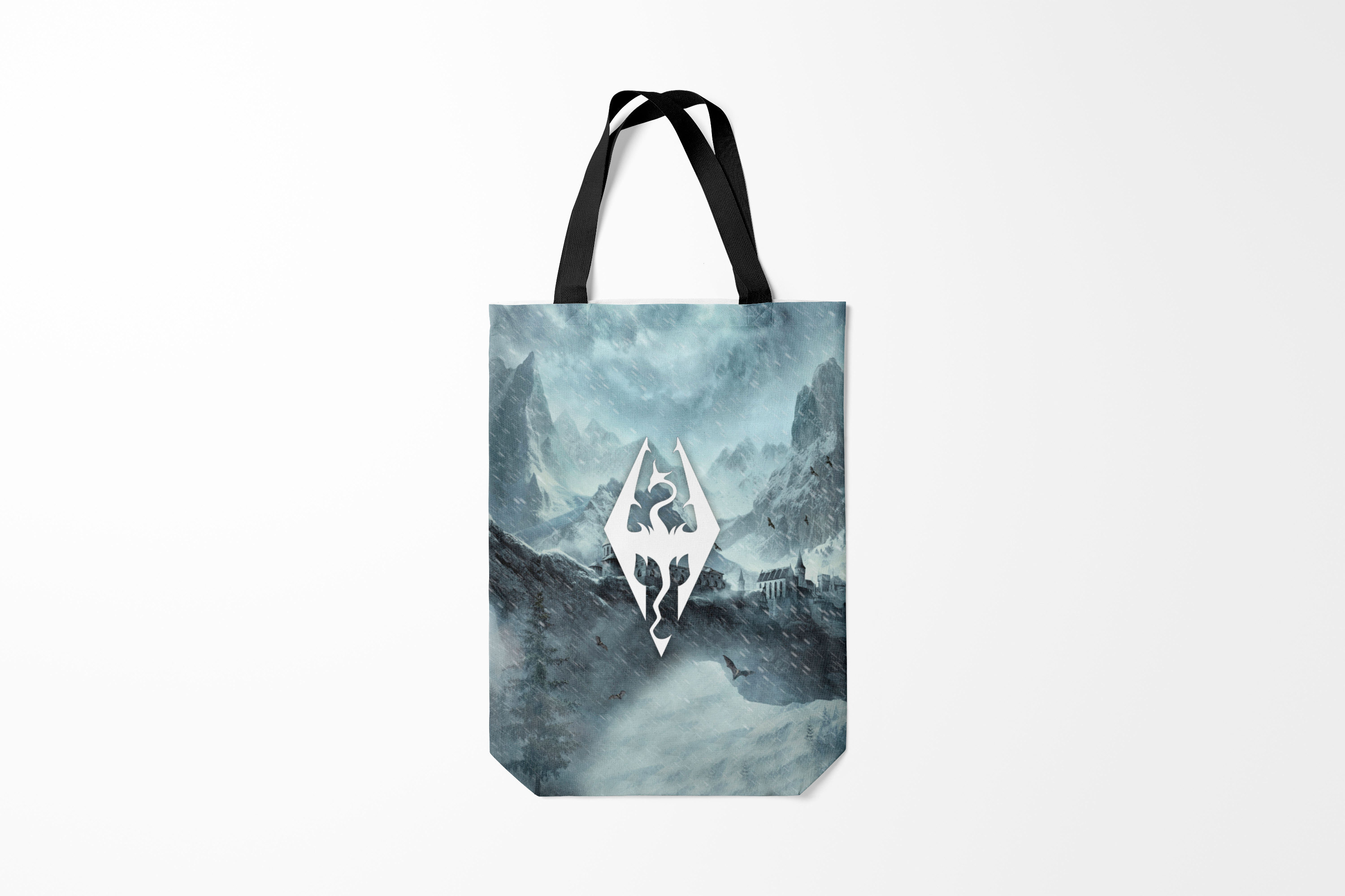 

Сумка шoппер унисекс Burnettie The Elder Scrolls TES 5, серый, The Elder Scrolls TES 5