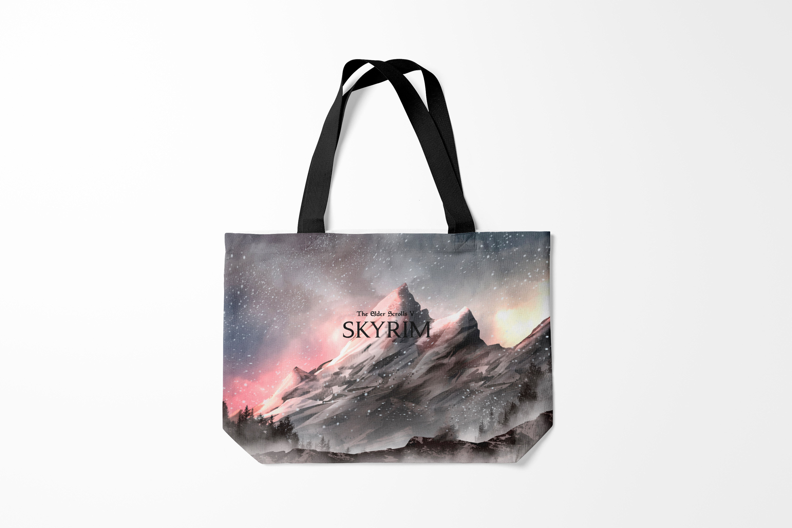

Сумка шoппер унисекс Burnettie The Elder Scrolls Skyrim, серый, The Elder Scrolls Skyrim