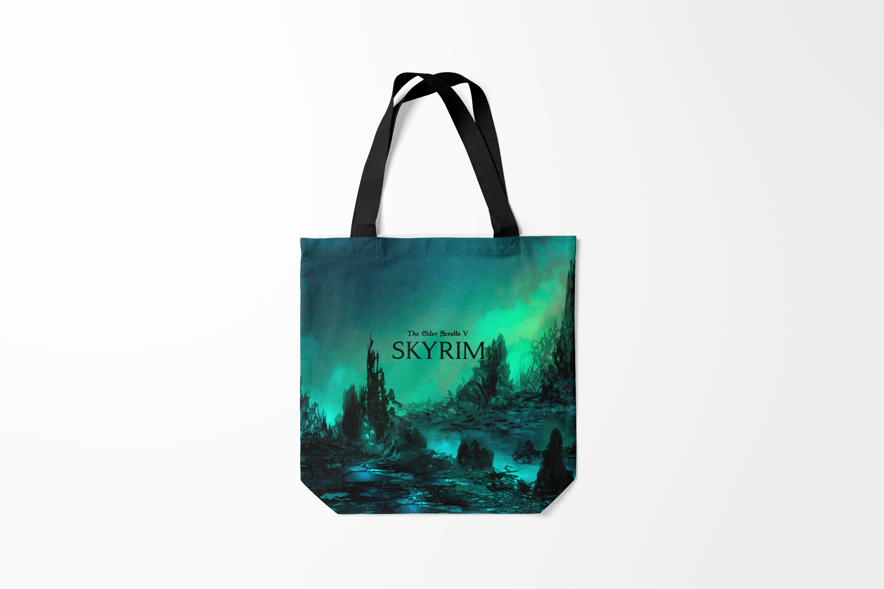 

Сумка шoппер унисекс Burnettie The Elder Scrolls SKYRIM, зеленый, The Elder Scrolls SKYRIM