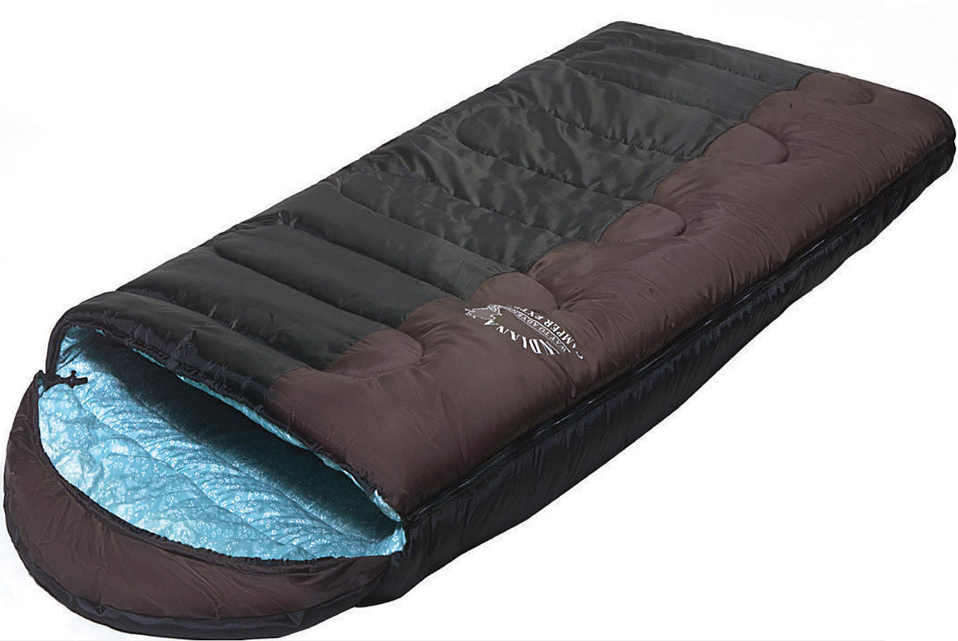 фото Спальный мешок camper extreme l-zip от -27 c (одеяло с подголов 195+35x90 см) indiana