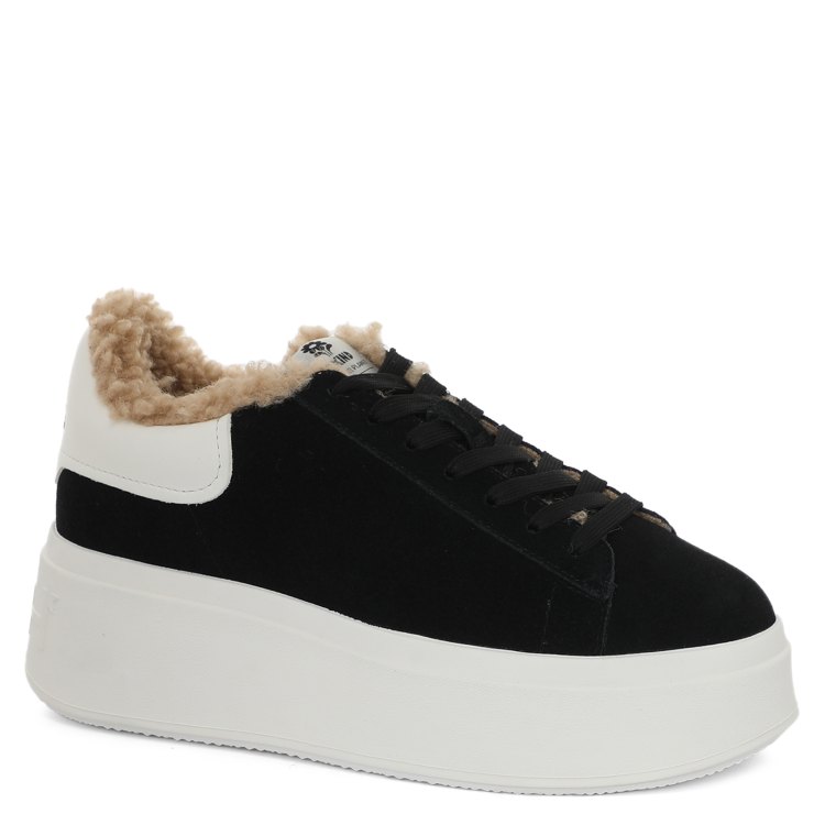 

Кеды женские Ash MOBY BE KIND FUR черные 37 EU, Черный, MOBY BE KIND FUR