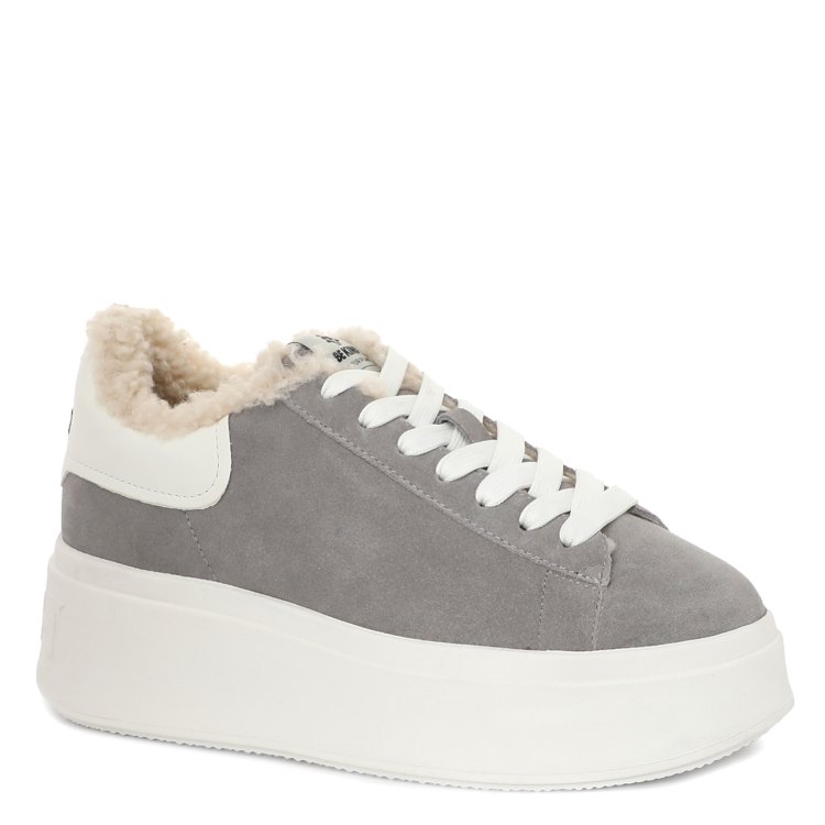 

Кеды женские Ash MOBY BE KIND FUR серые 35 EU, MOBY BE KIND FUR