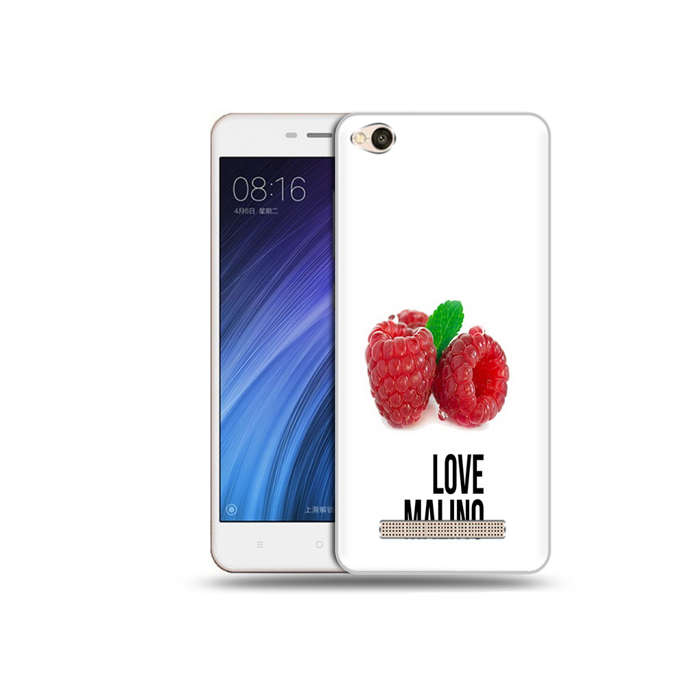 

Чехол MyPads Tocco для Xiaomi Redmi 4A Бренд лове малино (PT46130.318.36), Прозрачный, Tocco