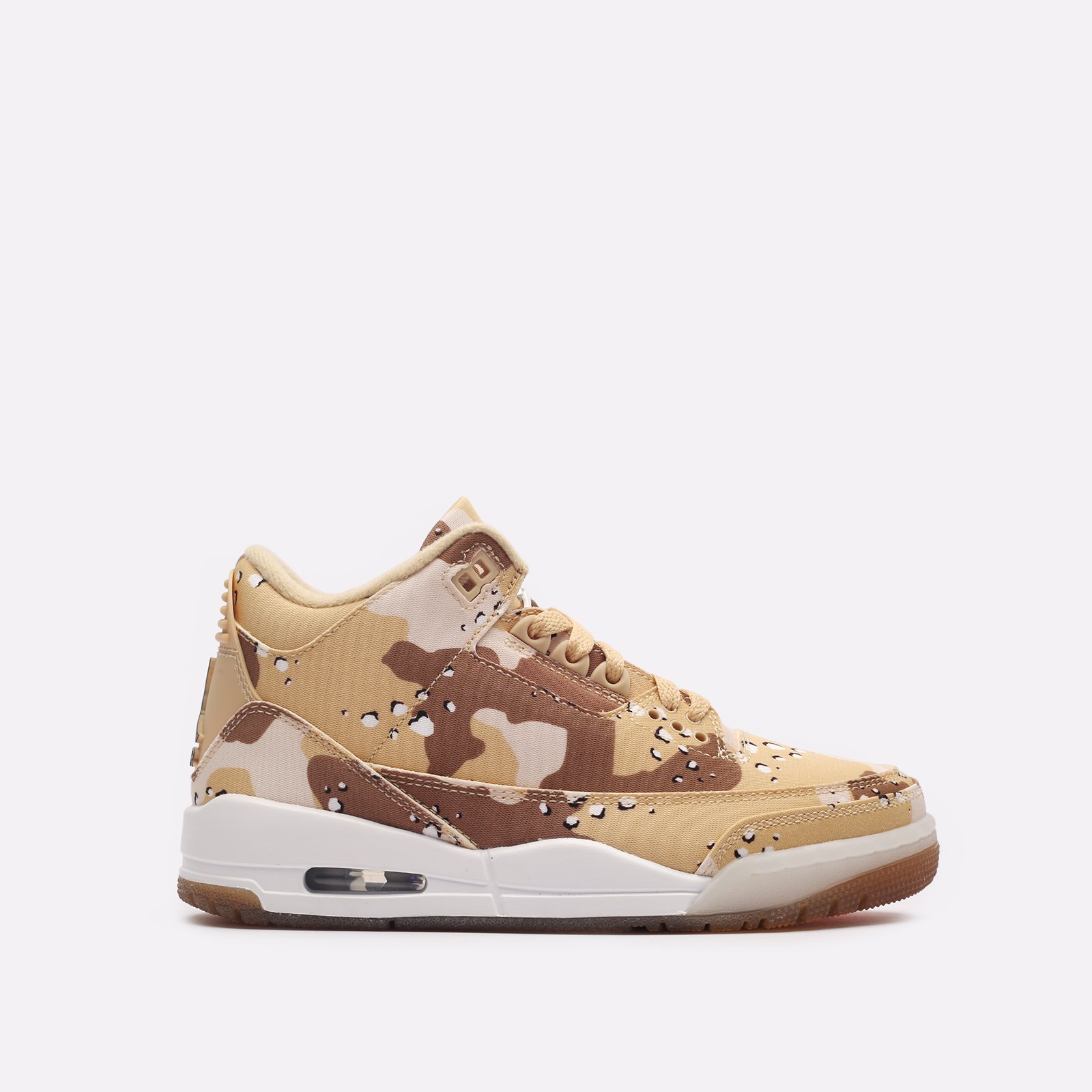 

Кеды женские Jordan WMNS 3 Retro TEX бежевые 10 US, Бежевый, WMNS 3 Retro TEX