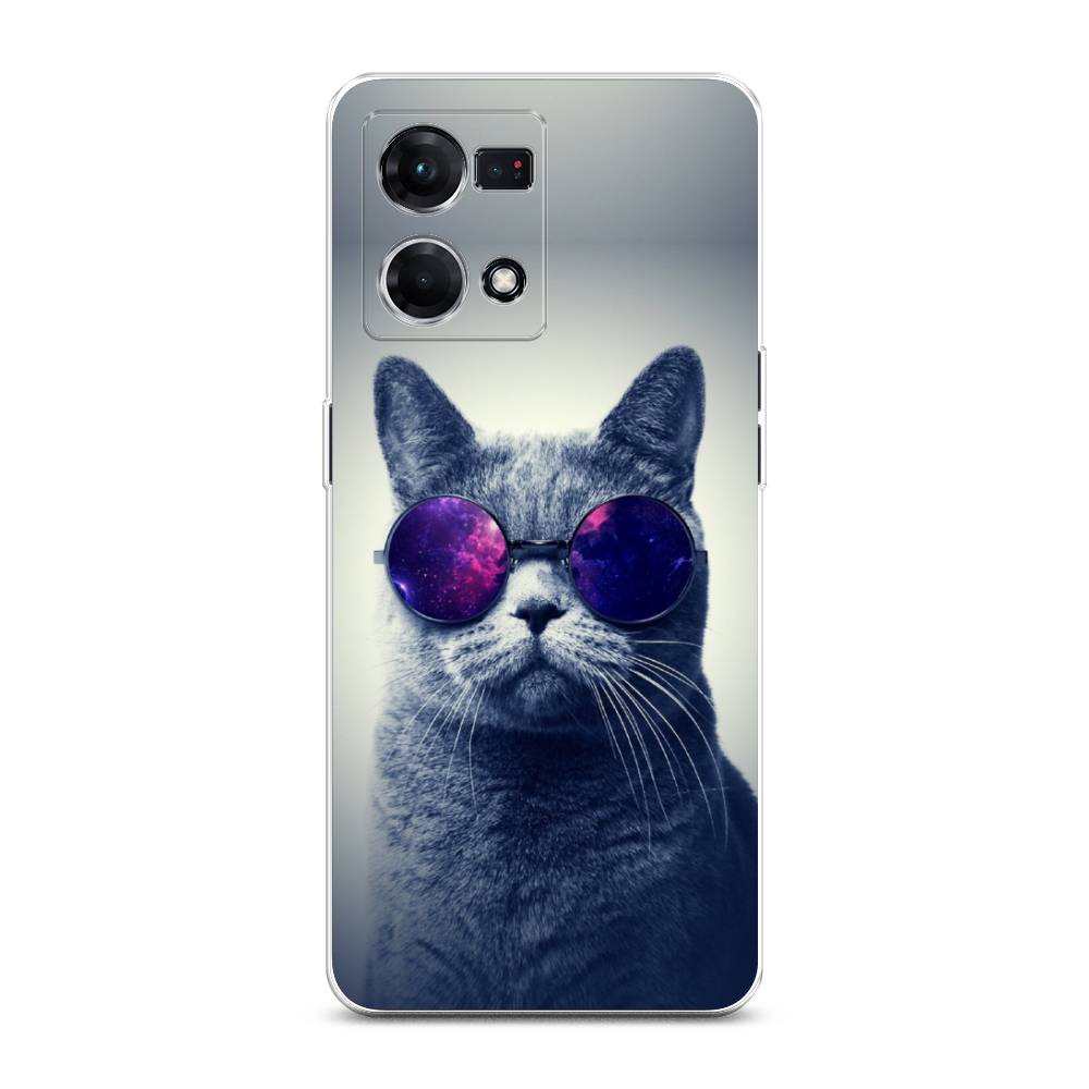 Чехол Awog на Oppo Reno 8 4G Космический кот
